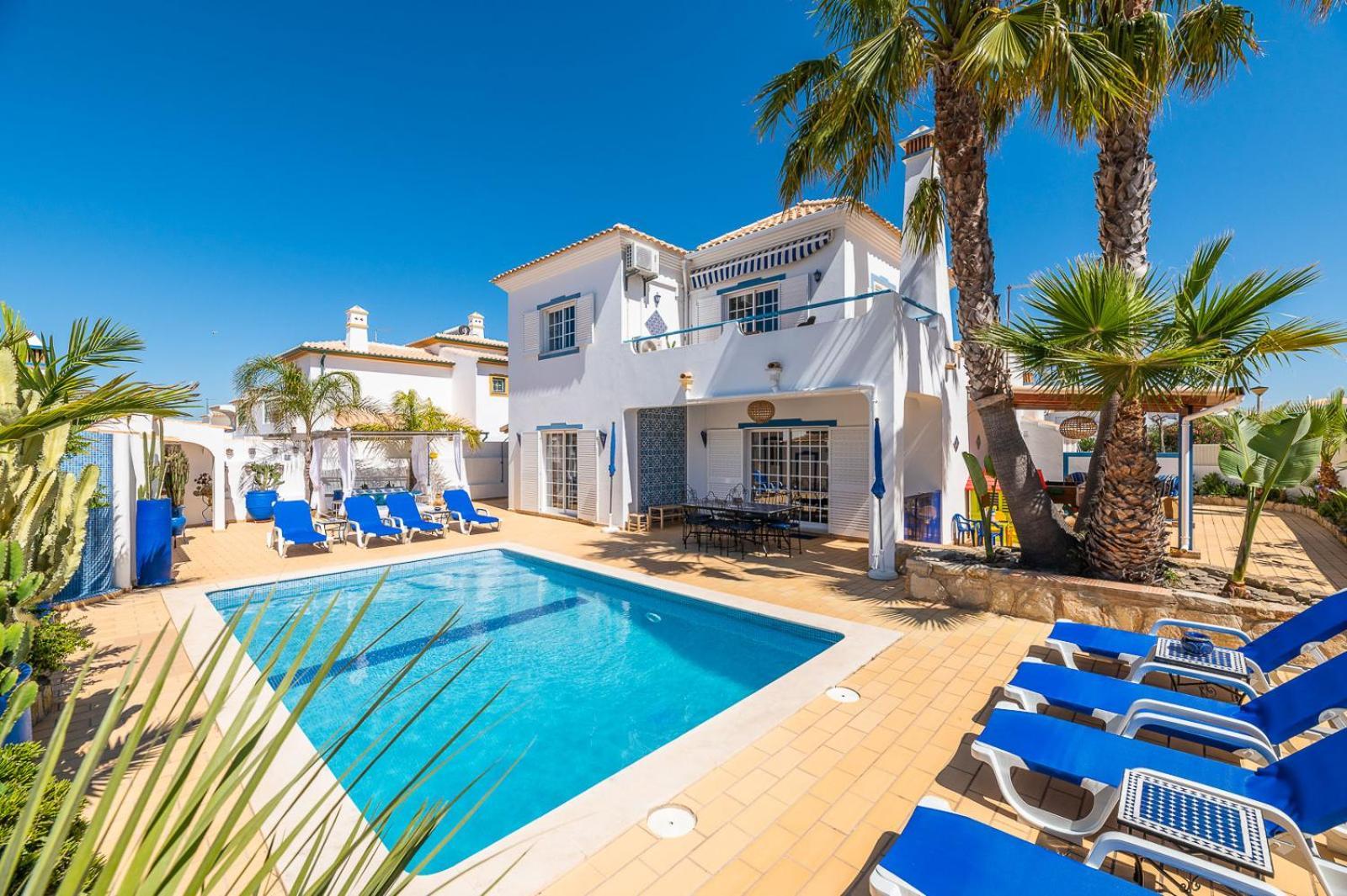 Villa Oasis Gale - Luxury Villa With Private Pool, Ac, Free Wifi, 5 Min From The Beach Albufeira Exterior foto